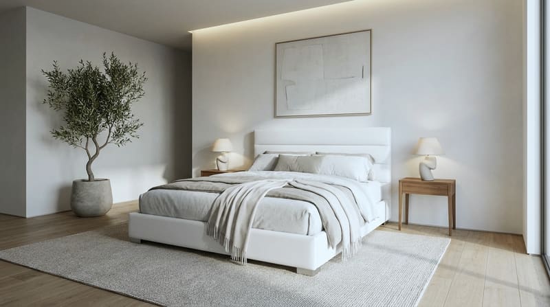 The Zazen Bed in a bedroom