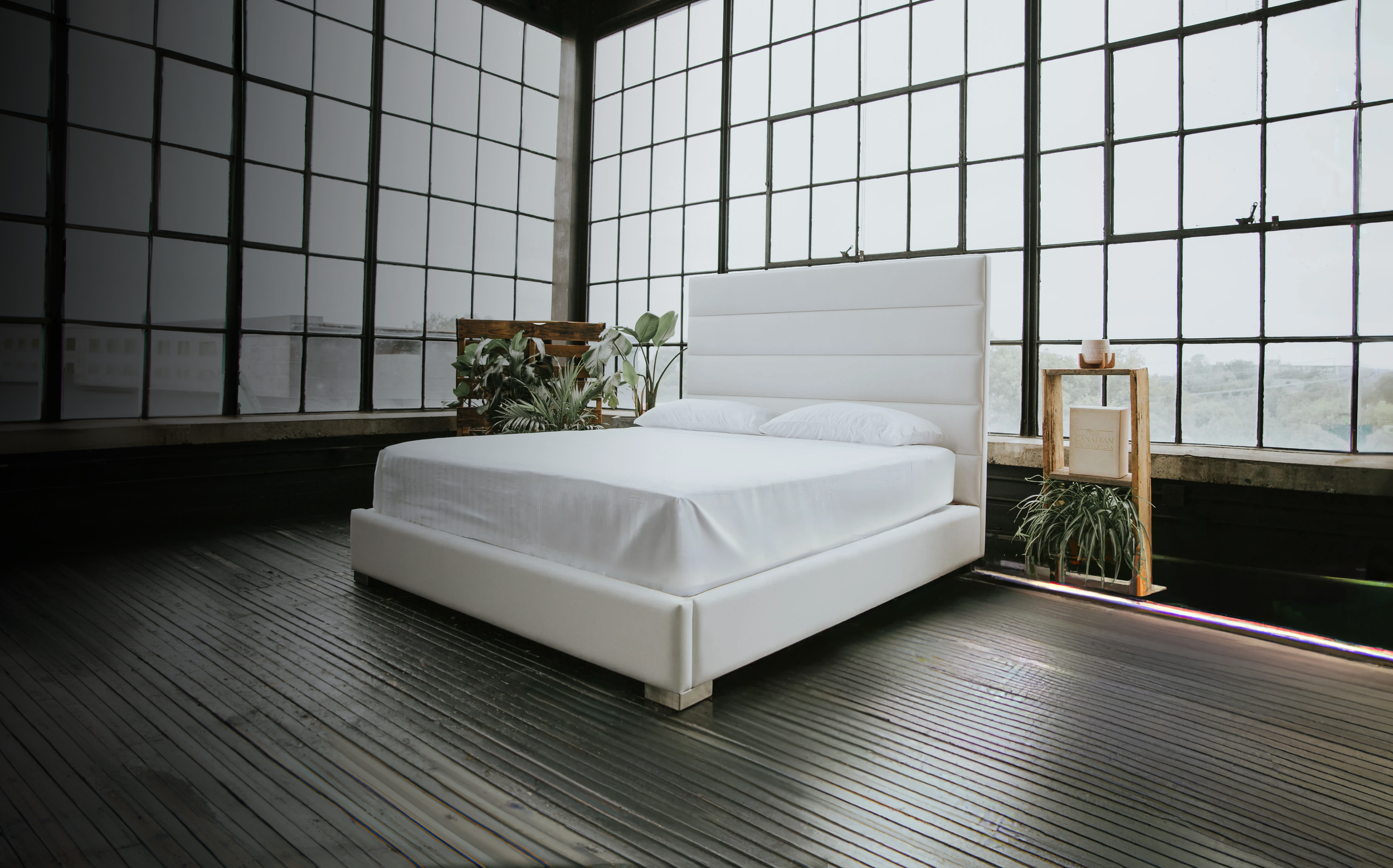 Maple Zen luxury bed in a modern bedroom